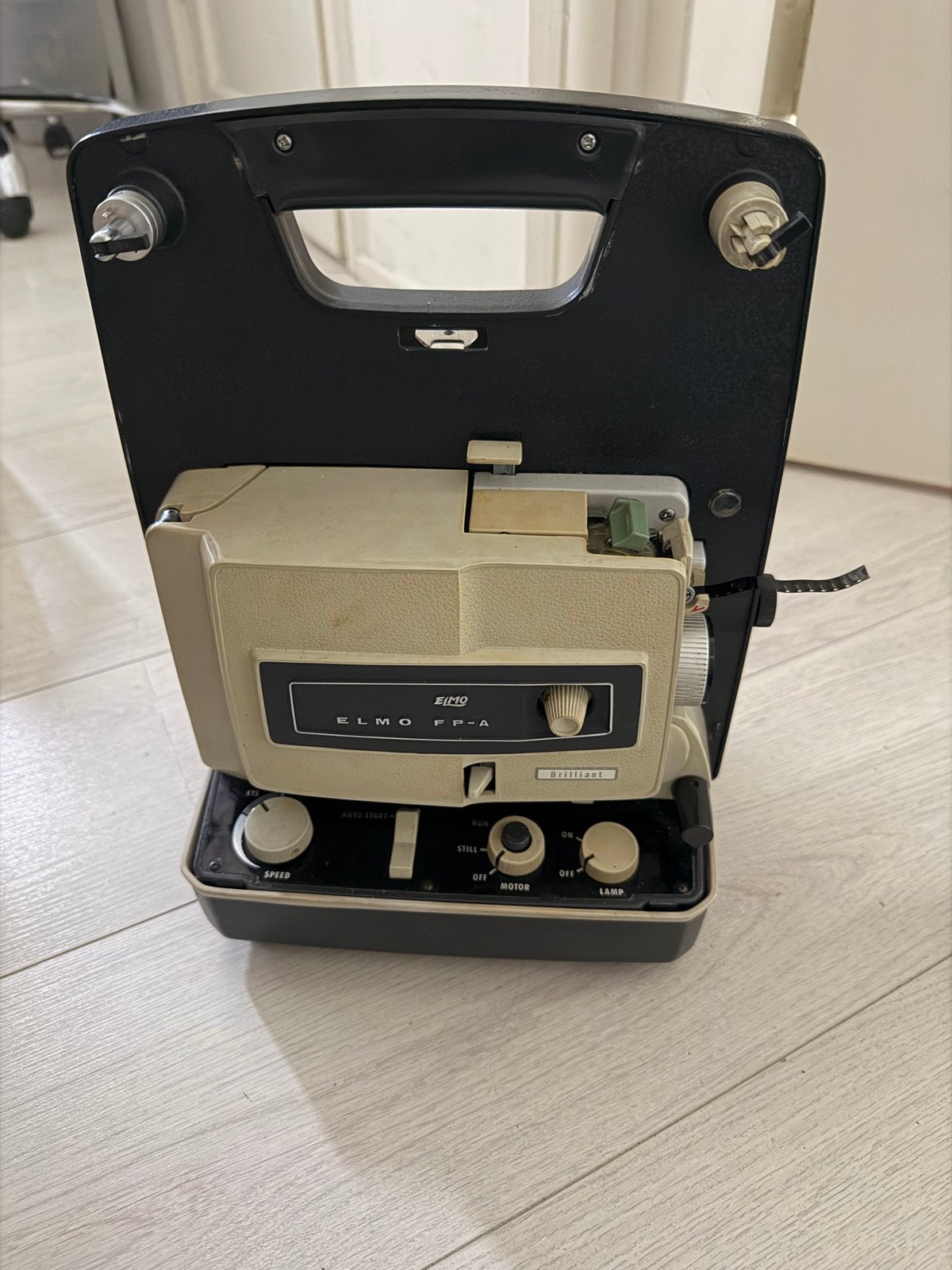 Vintage Elmo FP-A Super 8 Filmprojector, Ophalen, Gebruikt