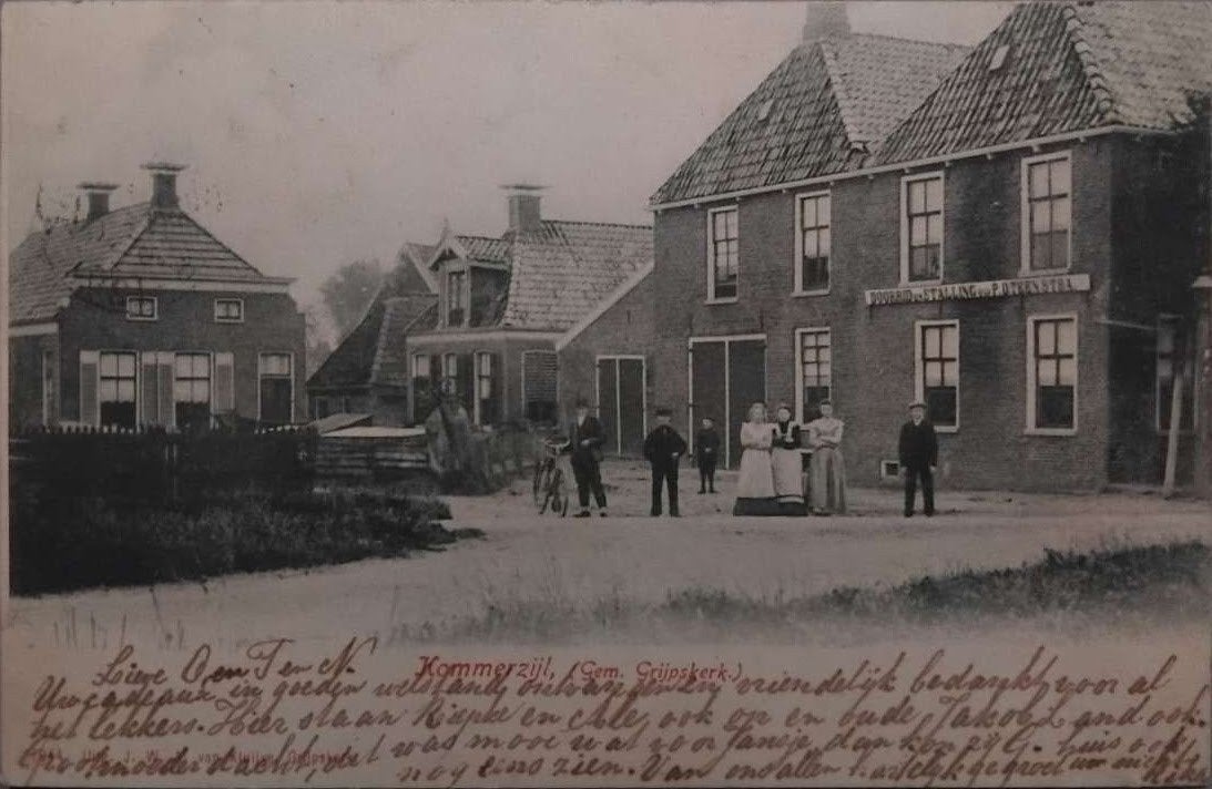 Kommerzijl (Groningen) - 1903, Ophalen of Verzenden, Voor 1920, Gelopen, Groningen
