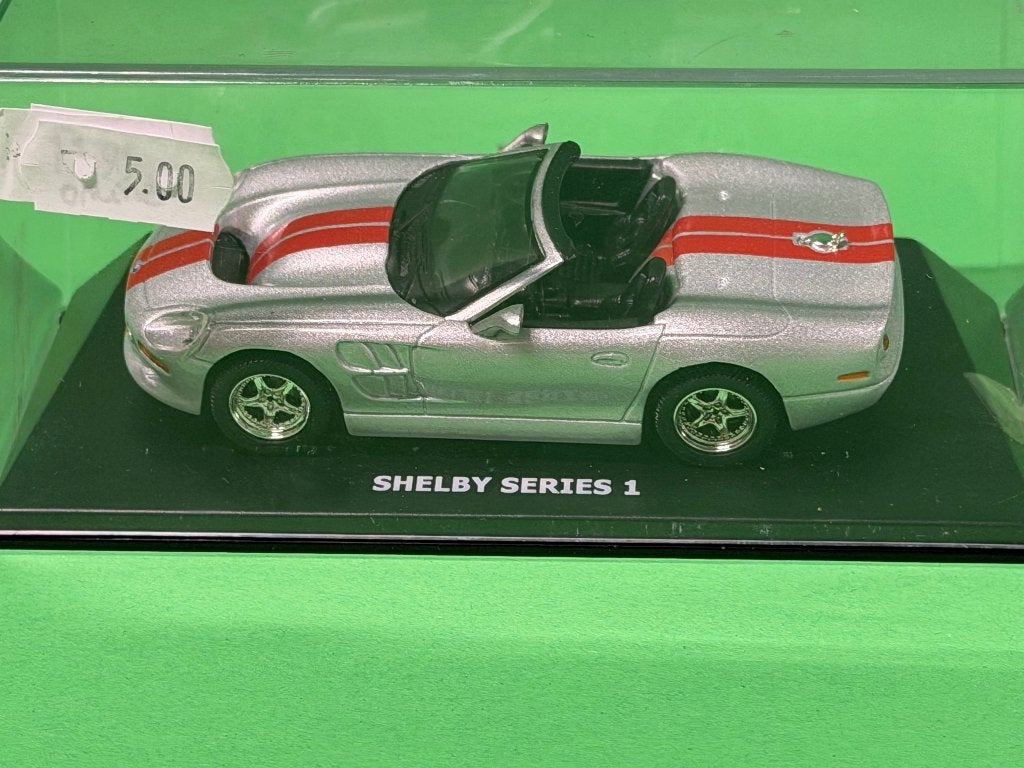 Shelby Series 1 zilver modelauto 1:43, Overige merken, Gebruikt, Adres onbekend, Auto