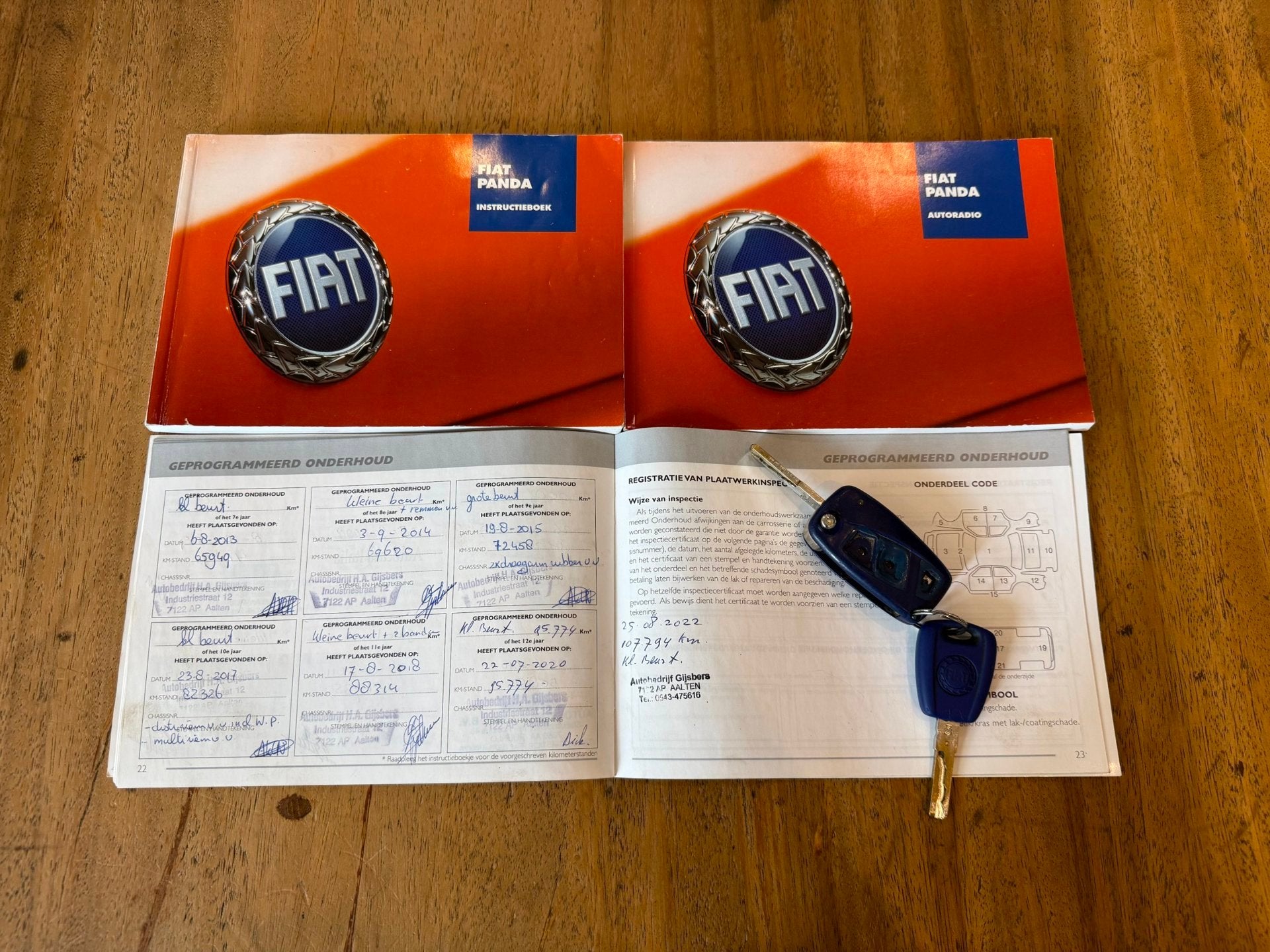 Fiat Panda 1.2 Emotion Automaat Airco NAP NIEUW APK, Stof, Gebruikt, 840 kg, Elektrische ramen