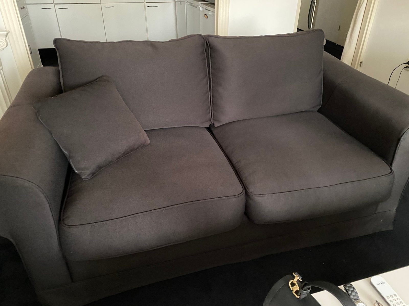 Bankstel, Ophalen, Gebruikt, 75 tot 100 cm, Rechte bank
