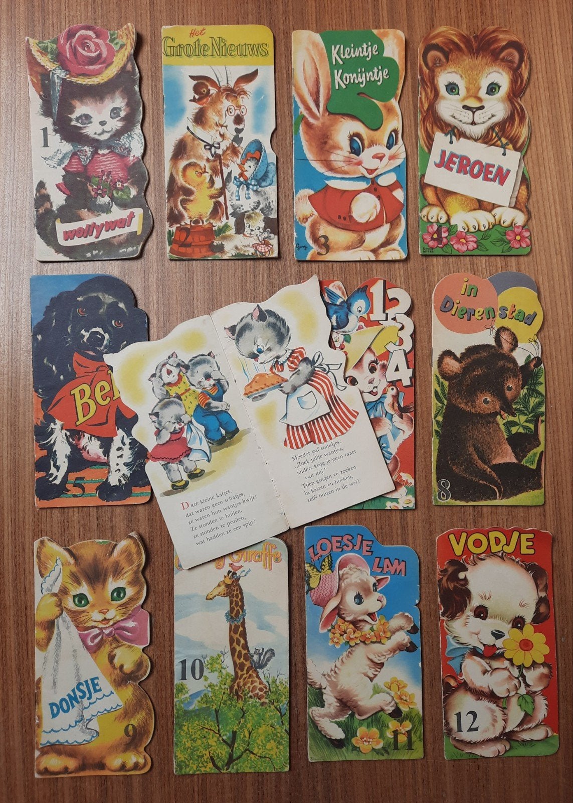 Vintage Radion Dierenboekjes - Complete Set 12 Deeltjes, Ophalen of Verzenden, Gelezen, Onbekend (Uitgave Radion)