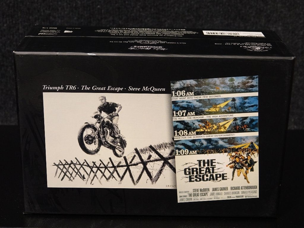 Minichamps 1:12 Triumph TR6 Steve McQueen OPRUIMING, Minichamps, Onbekend, Nieuw, Ophalen of Verzenden
