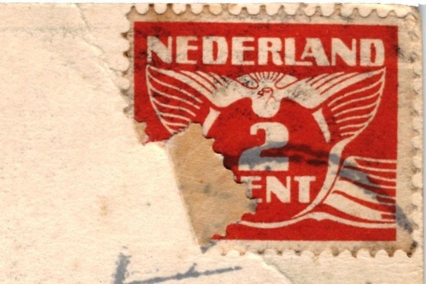 936121 Schoorl Kerk 1927 Gelopen met zegel, Ophalen of Verzenden, 1920 tot 1940, Gelopen, Noord-Holland