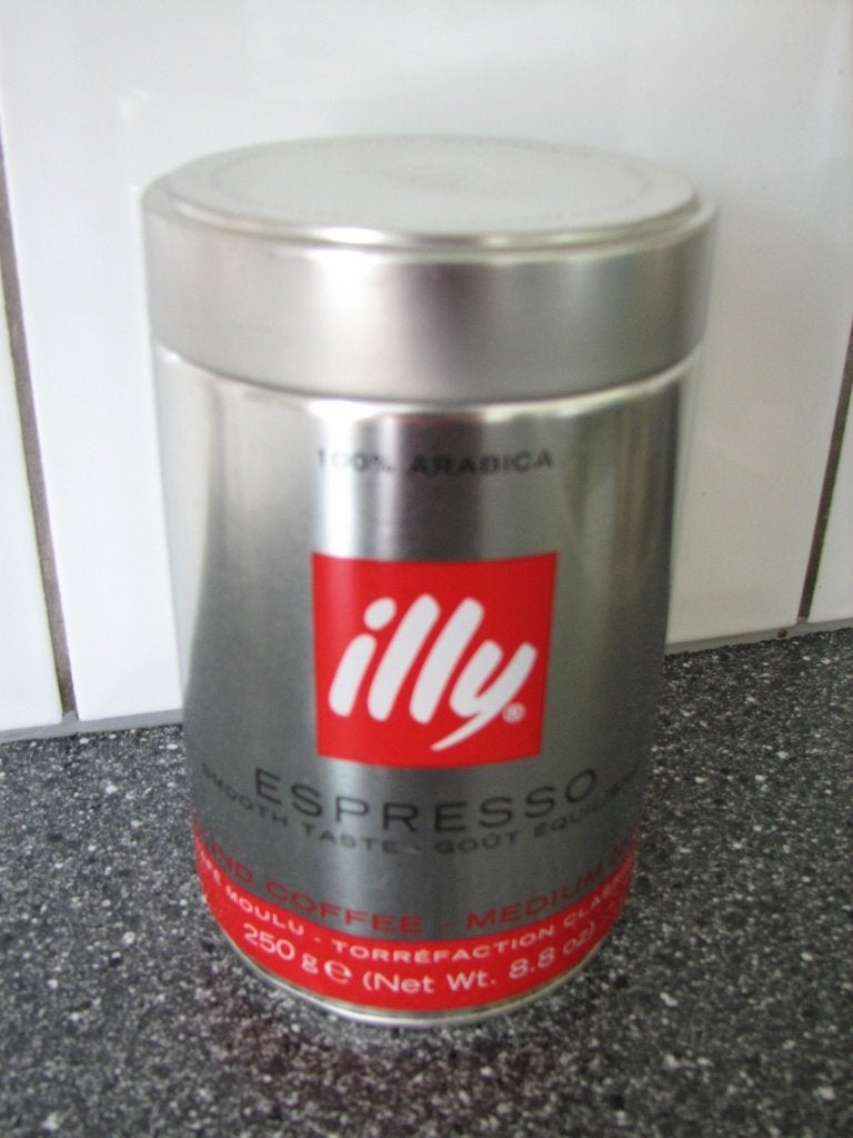 Koffiebus Illy, Huis en Inrichting, Voorraadpot, Ophalen of Verzenden, Gebruikt, Metaal
