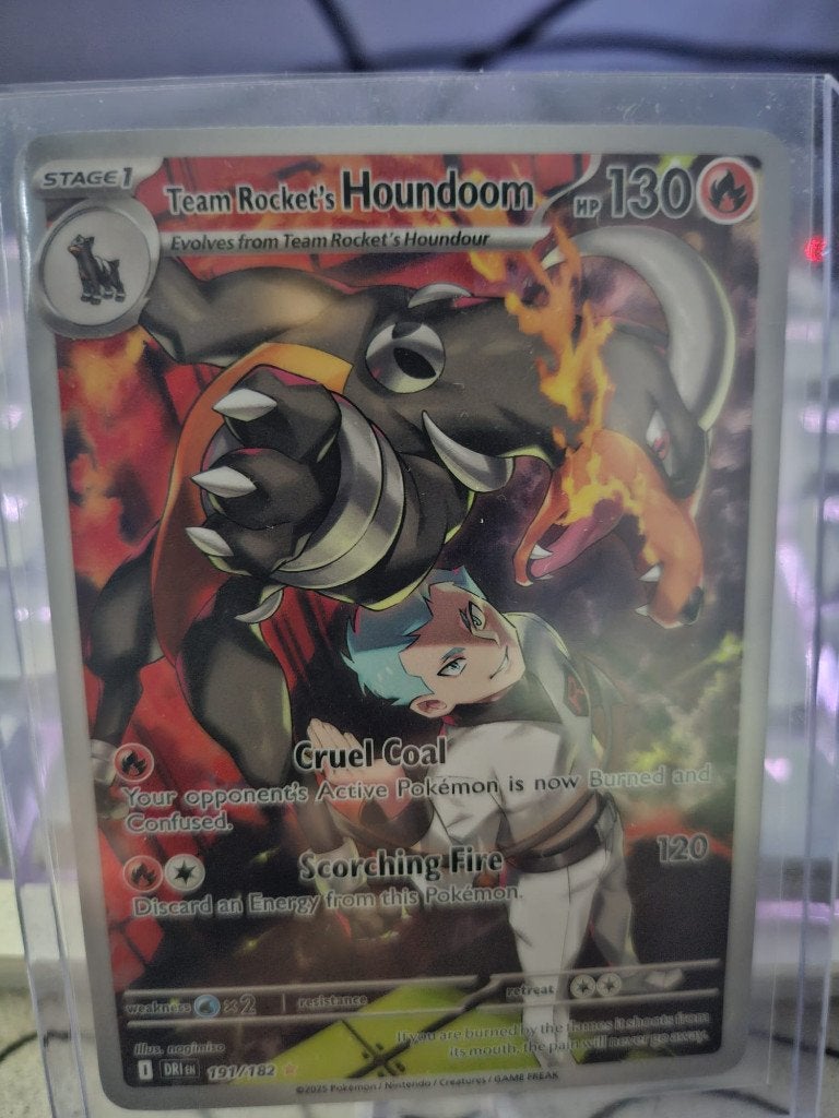 Team Rocket's Houndoom, Ophalen of Verzenden, Zo goed als nieuw, Losse kaart