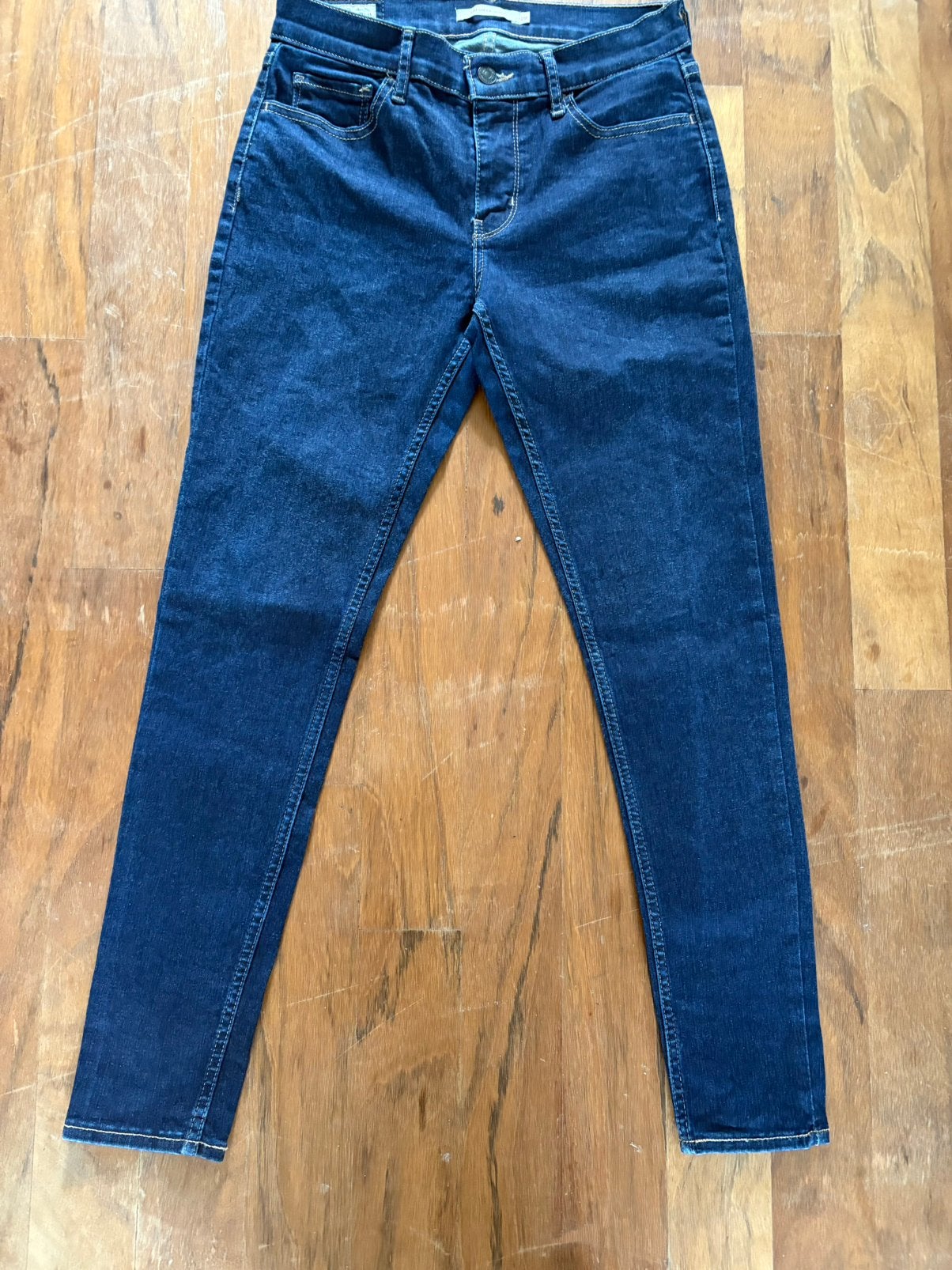Levi’s 710 Super Skinny Jeans, Ophalen of Verzenden, Gedragen, Blauw, W30 - W32 (confectie 38/40)