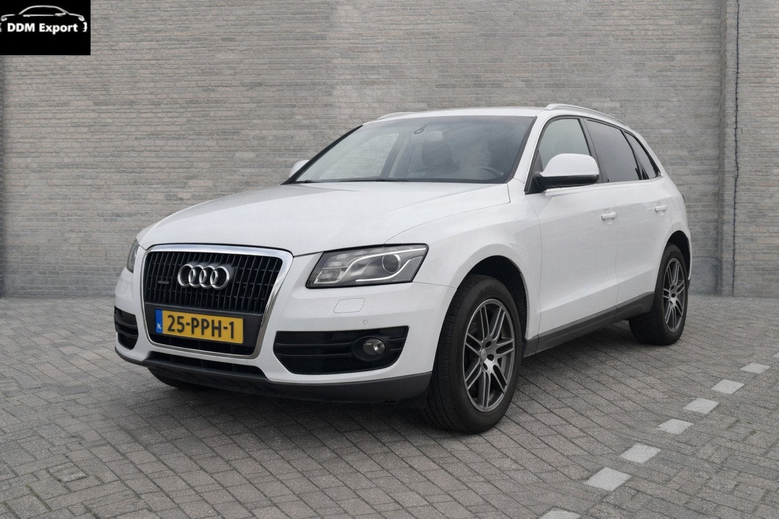 Audi Q5 2.0 TFSI quattro Pro Line Automaat | Leren bekleding, Auto's, Automaat, Gebruikt, 4 cilinders, Wit