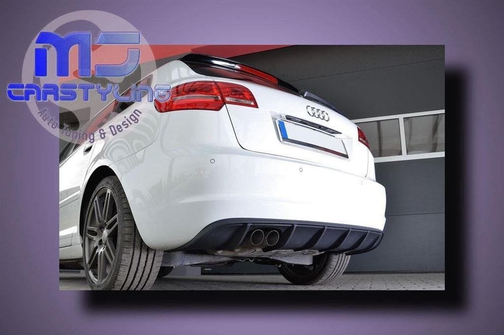 Audi A3 8P Sportback \'08 - Achterbumper diffuser [RS3 look], Ophalen of Verzenden, MJ-Carstyling, Info@mj-carstyling.net, Sibeliusstraat 81 5011JH Tilburg