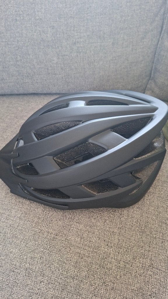 Fietshelm – zwart/grijs – maat 56-62 cm, Ophalen of Verzenden, Nieuw, Heer of Dame
