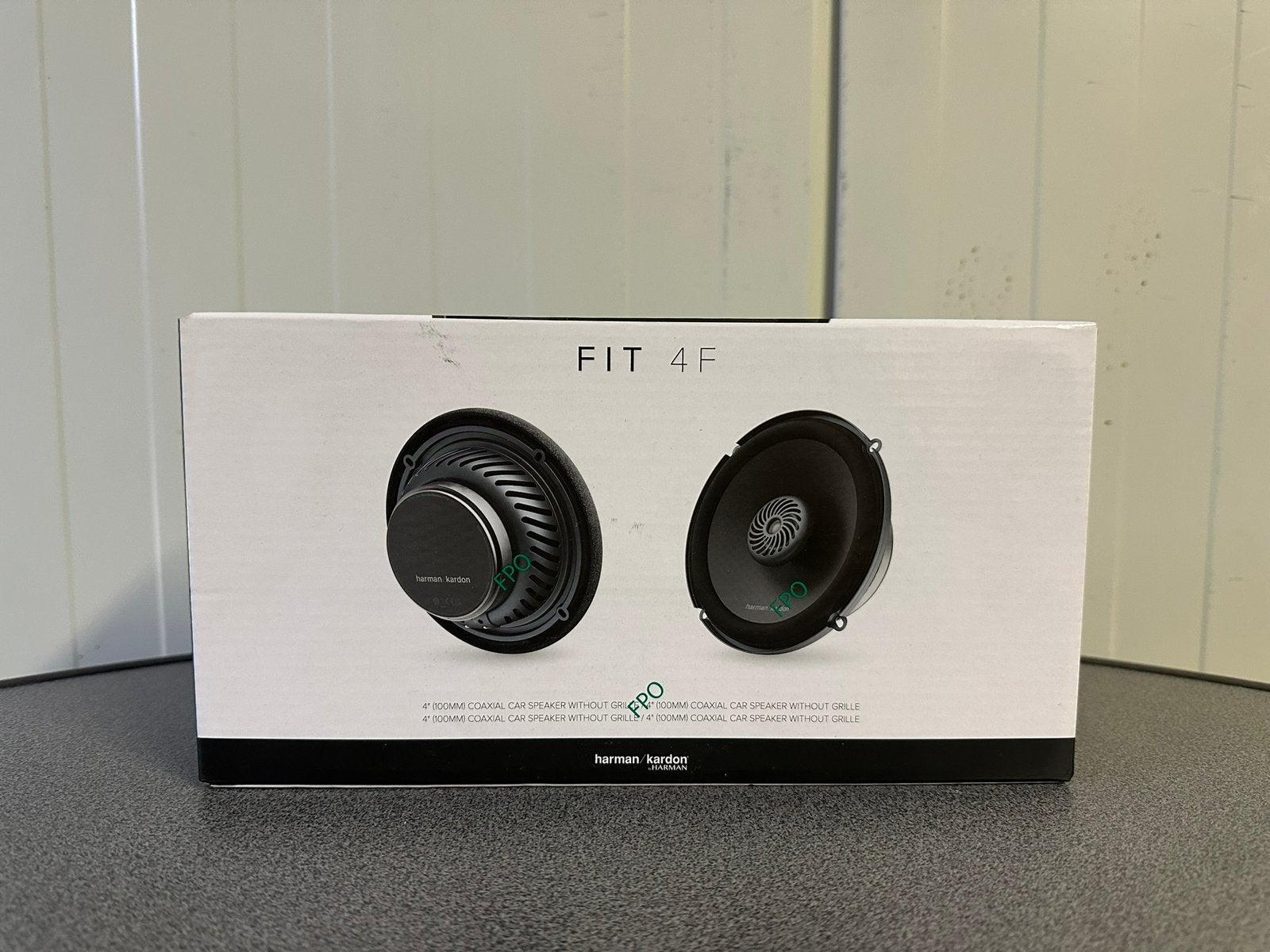 Harman Kardon FIT4F – Coaxiale Autospeakers 4 inch 30 rms, Ophalen of Verzenden, Zo goed als nieuw