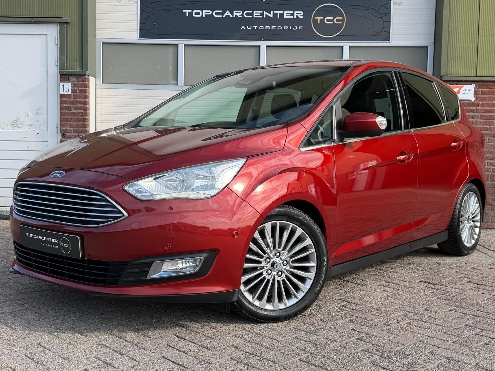 Ford C-Max 1.0 Titanium/NAVI/CAMERA/PARKS/STOELV/APK/NAP, Voorwielaandrijving, 125 pk, Gebruikt, Euro 6