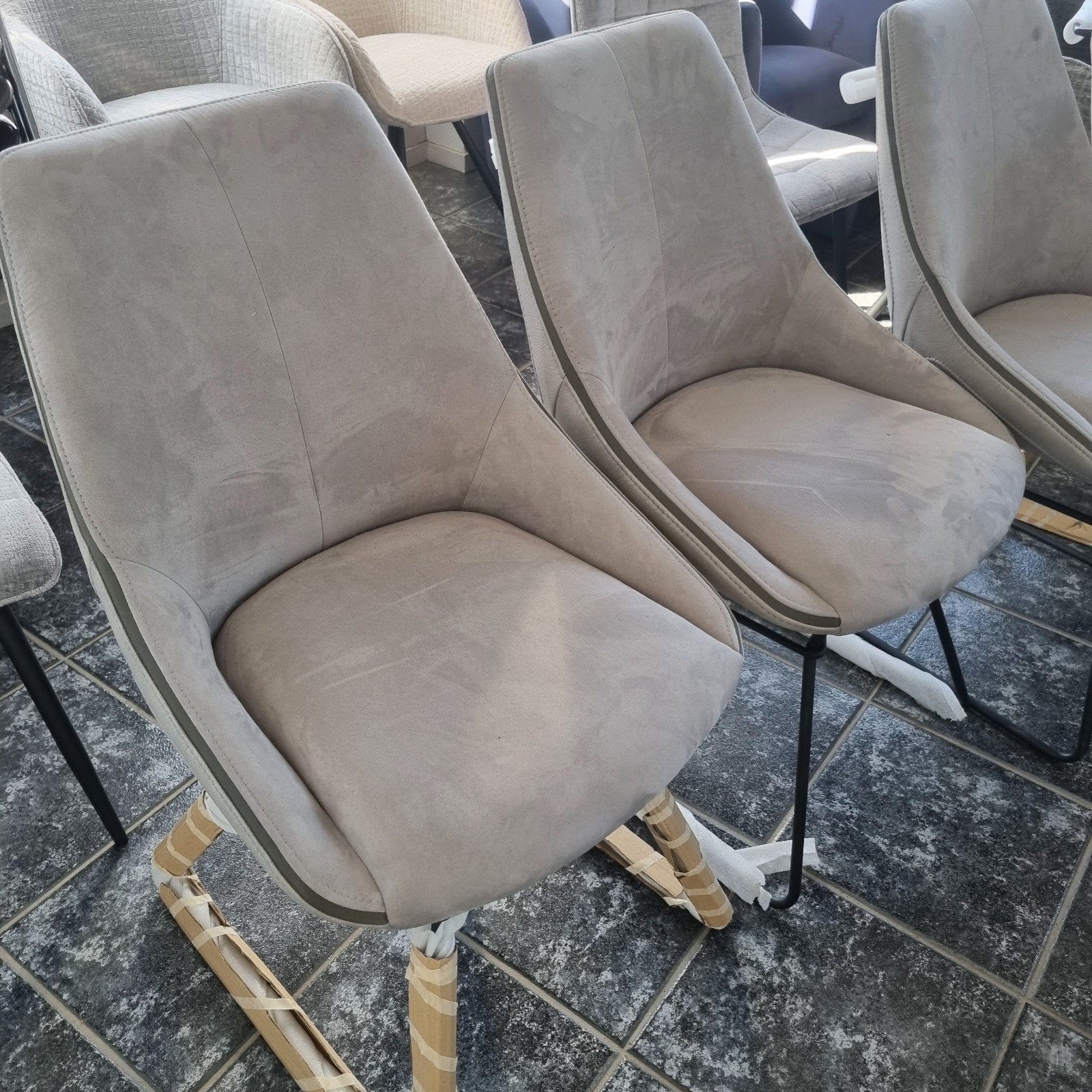 Eetkamerstoelen Arwen kibo stof Xooon, Ophalen, Nieuw, Vijf, Zes of meer stoelen, Stof