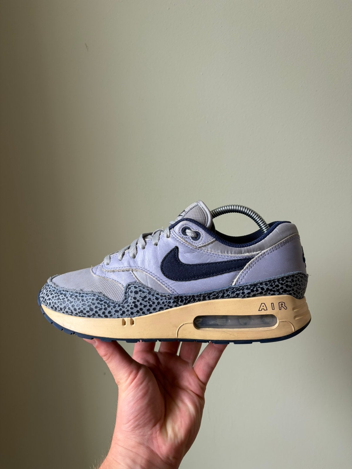 Nike Air Max 1 ‘86 OG Bubble Lost Sketch’ “Blue Safari” / 41, Blauw, Ophalen of Verzenden, Sneakers of Gympen, Zo goed als nieuw