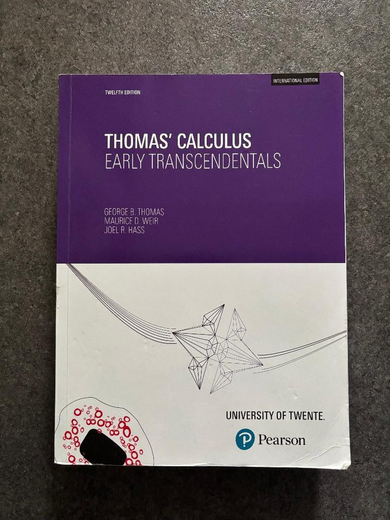 Thomas' Calculus, Boeken, George B. Thomas, Ophalen of Verzenden, Beta, WO