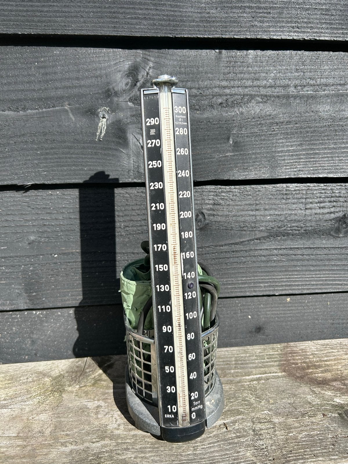 Erka bloeddrukmeter - Vintage medisch apparaat, Ophalen of Verzenden, Gebruikt