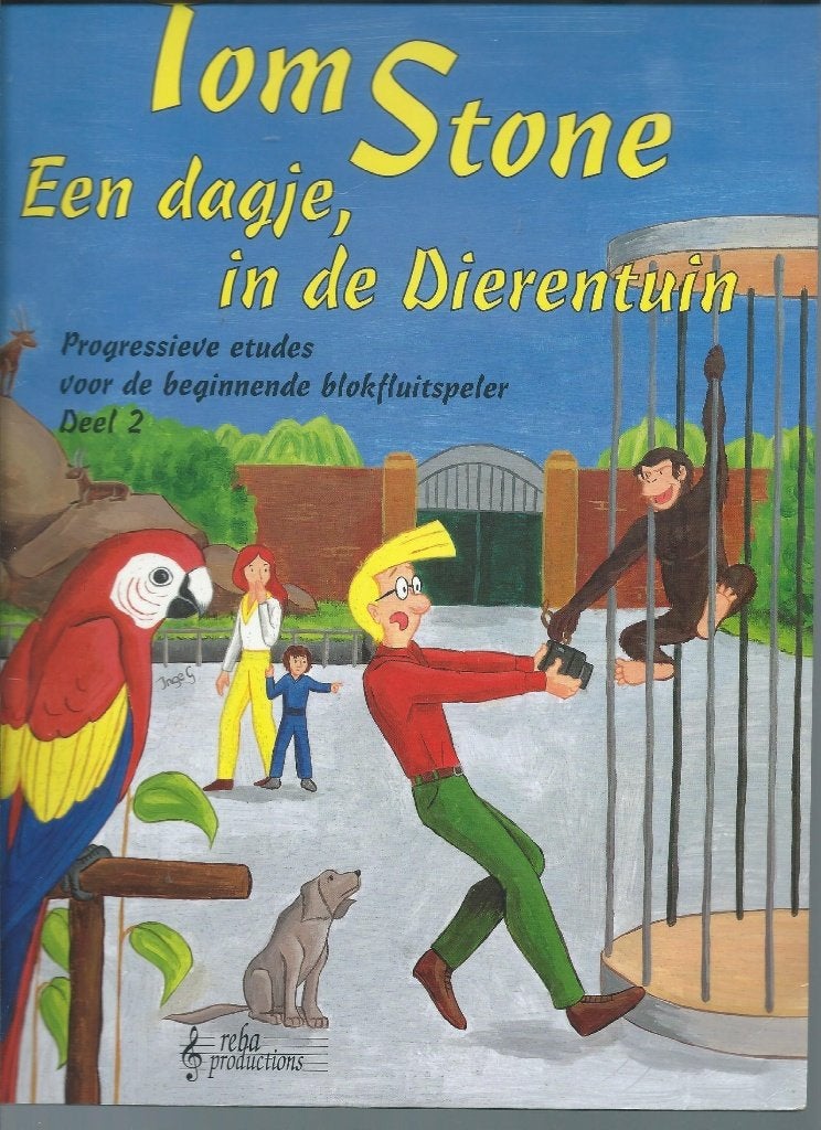 Tom Stone - Een dagje in de dierentuin deel 2, Muziek en Instrumenten, Bladmuziek, Ophalen of Verzenden, Zo goed als nieuw, Thema