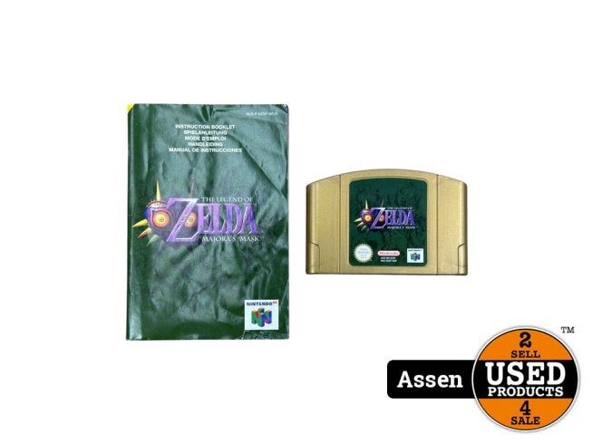 The Legend Of Zelda Majora's Mask N64 Game Incl. Handleiding, Nintendo, Zo goed als nieuw, Support@nintendo.com, 11-1 Hokotate-cho, Kamitoba, Minami-ku
Kyoto 601-8501
Japan