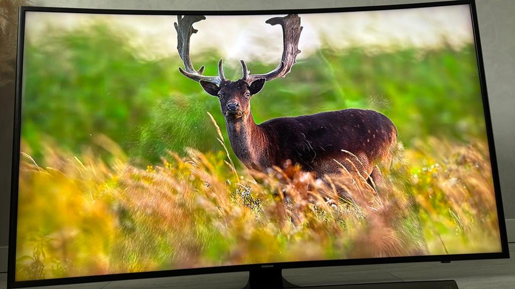 Samsung curved 55" Smart TV 4K UHD - UE55JU6750, LED, Refurbished, Ophalen of Verzenden, Samsung