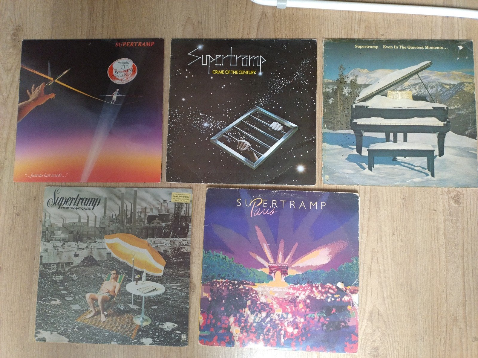 Supertramp LP collectie - 5 albums, Ophalen of Verzenden, 1970 - 1979, Gebruikt, 12 inch