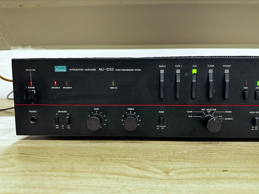✅ Sansui AU-D33 Integrated Amplifier, Overige merken, Refurbished, Ophalen of Verzenden, 120 watt of meer