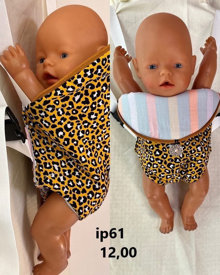 Poppenkleertjes baby born. Draagzak. Opbrengst KiKa., Ophalen of Verzenden, Nieuw, Babypop
