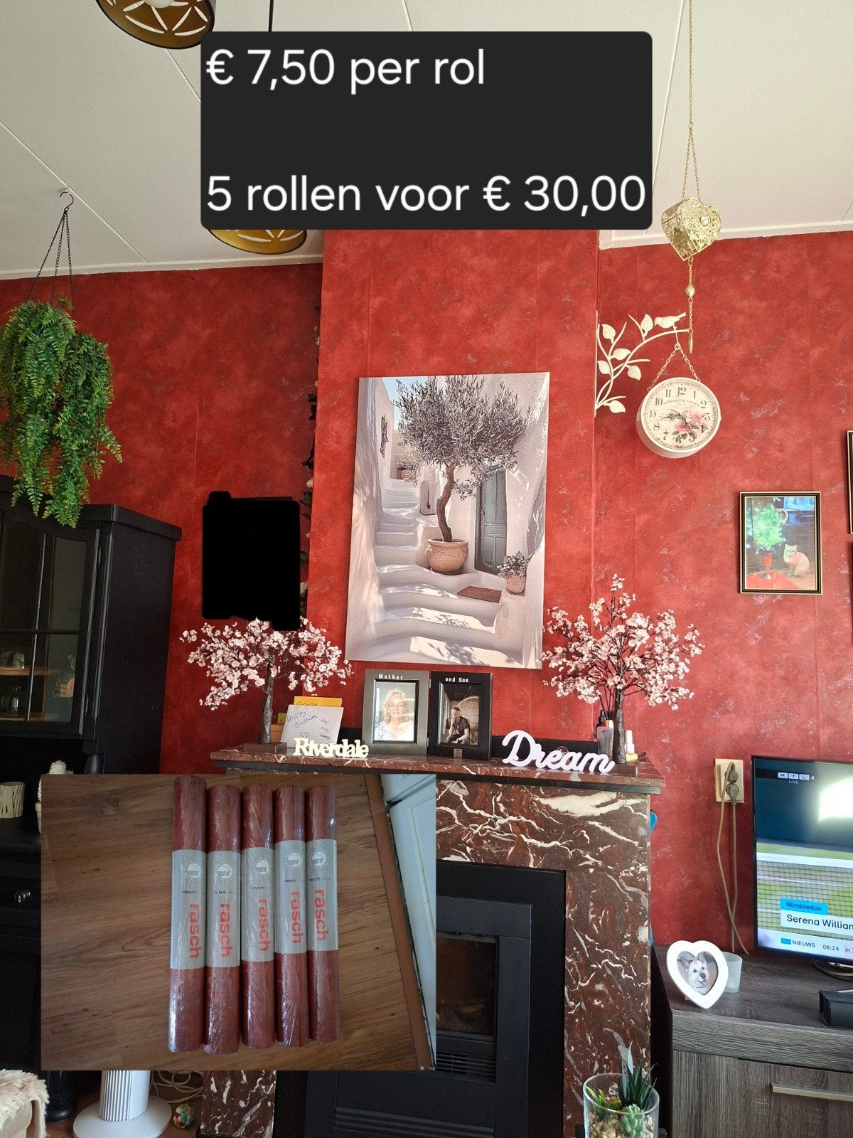 Behang, Ophalen