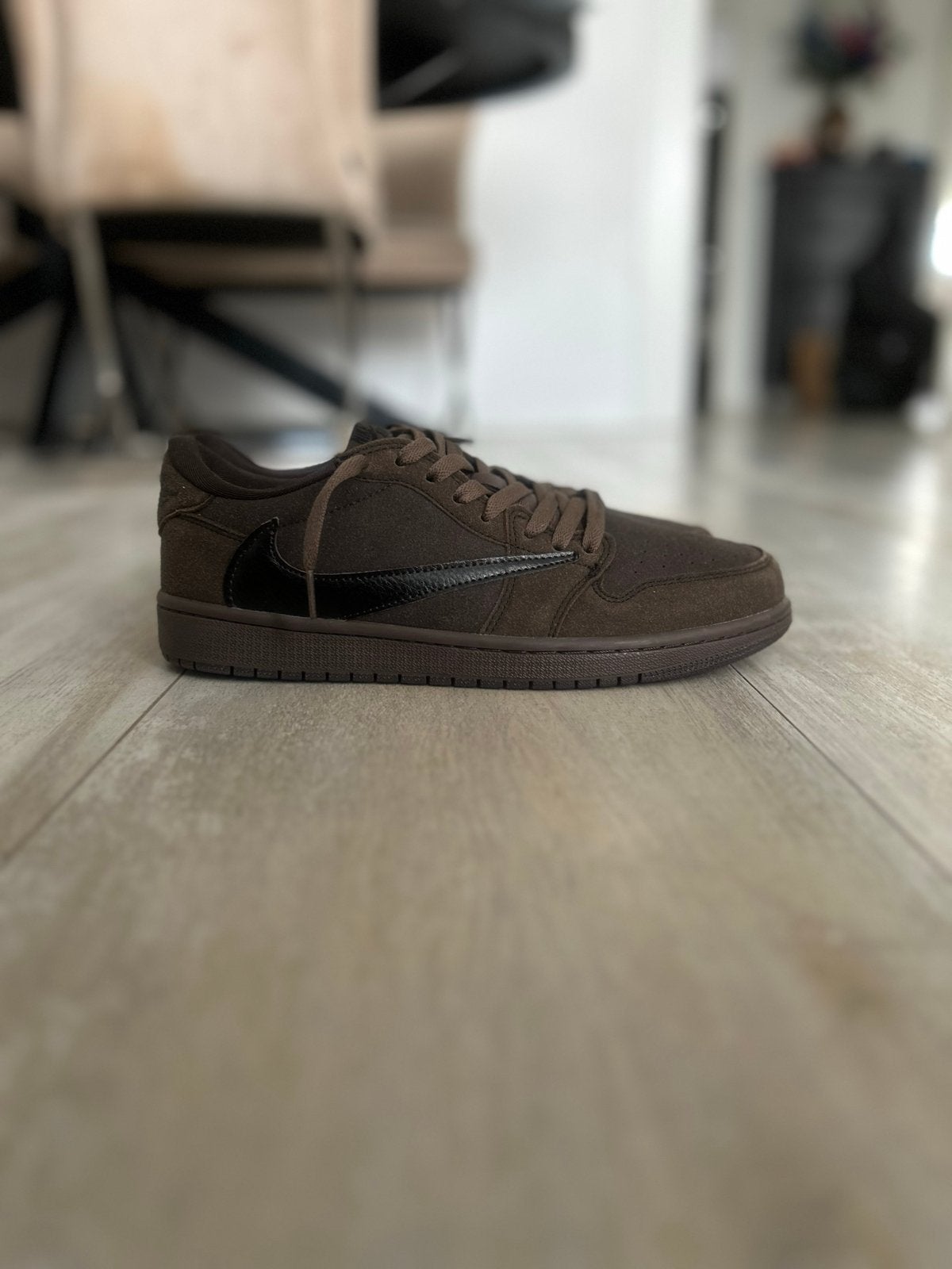 Nike Air Jordan 1 Low Travis Scott Reverse Mocha, Bruin, Verzenden, Nieuw, Sneakers of Gympen