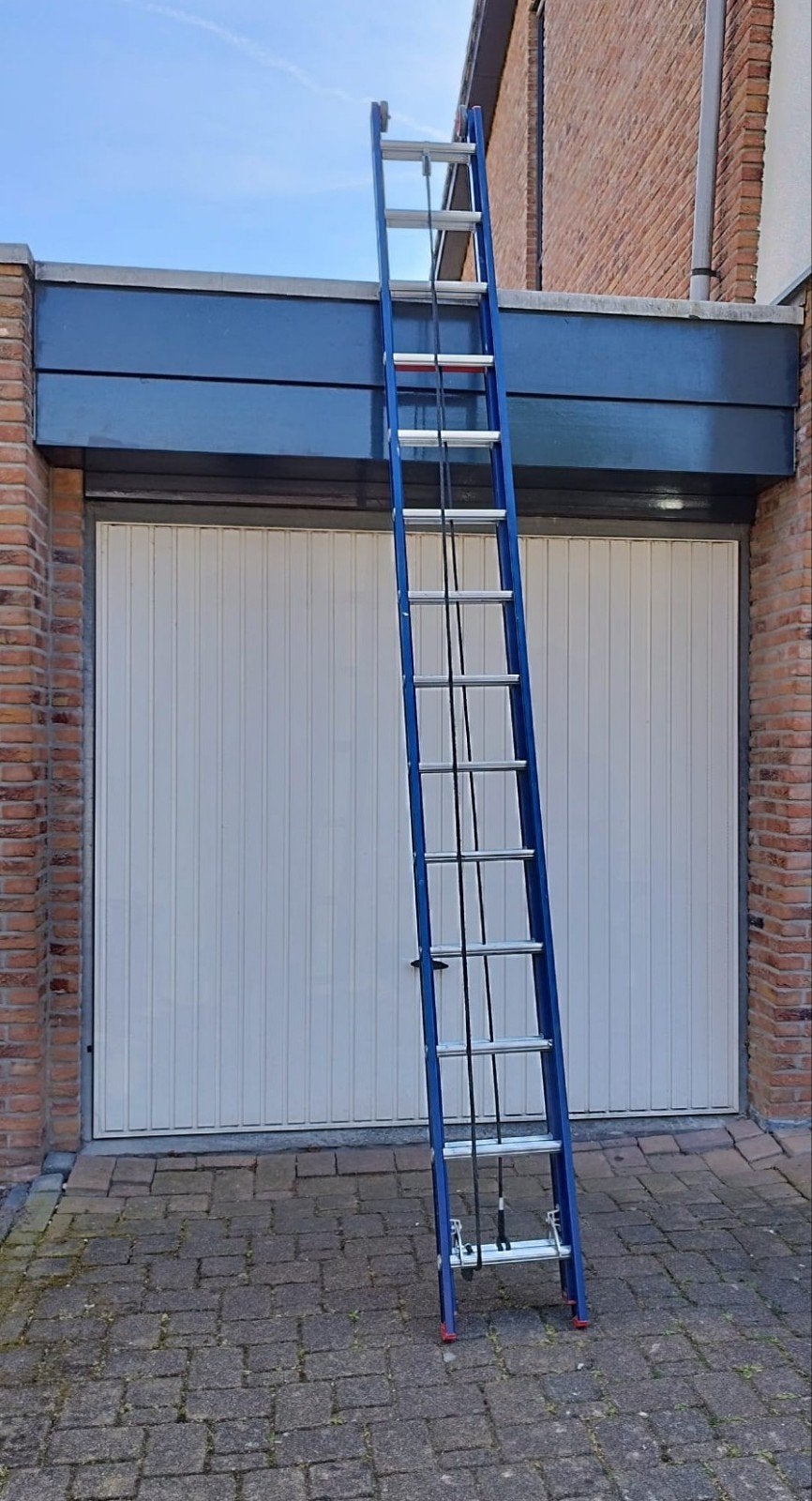 Altrex Ladder/ Altrex Challenger 2x14 heavy-duty., Doe-het-zelf en Verbouw, Ladders en Trappen, Ophalen, Zo goed als nieuw, Ladder