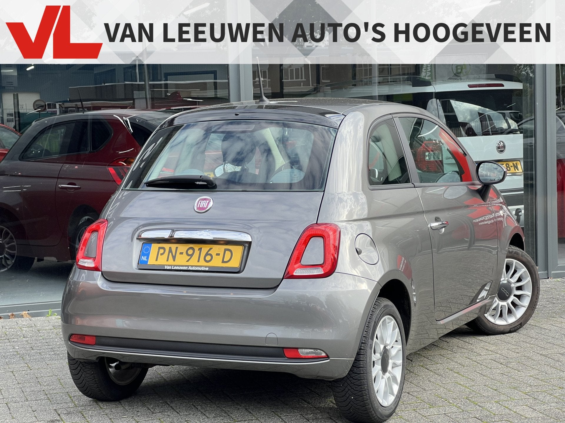 Fiat 500 1.0 TwinAir Pop | Cruise control | Airco | Lichtmet, Auto's, Voorwielaandrijving, Stof, Gebruikt, Euro 6