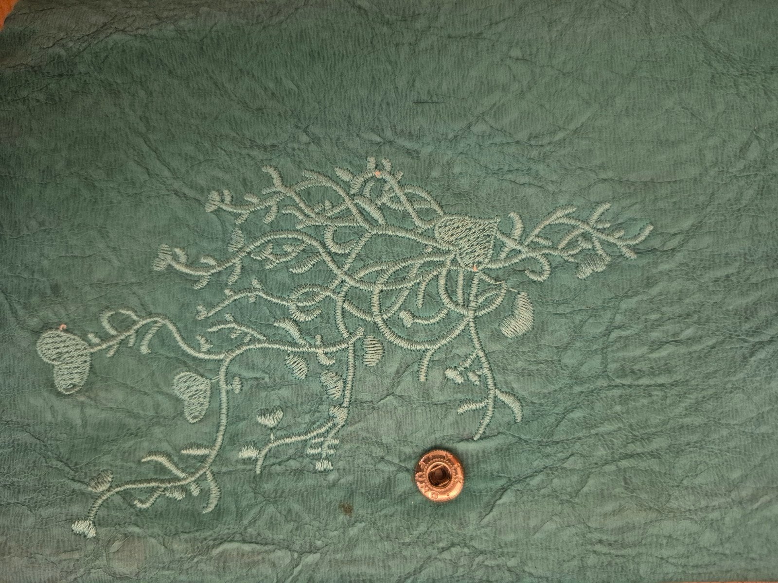 Tasje portomonee vakkenzak turquoise zeegroen, Overige merken, Overige kleuren, Ophalen of Verzenden, Zo goed als nieuw