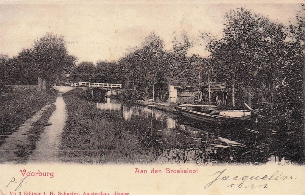 702-425-021 Voorburg Aan Den Broeksloot, Verzenden, Voor 1920, Zuid-Holland