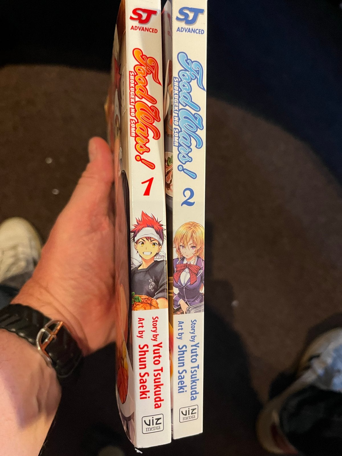 Food Wars! Shokugeki no Soma Manga Deel 1 & 2, Meerdere stripboeken, Ophalen of Verzenden, Zo goed als nieuw