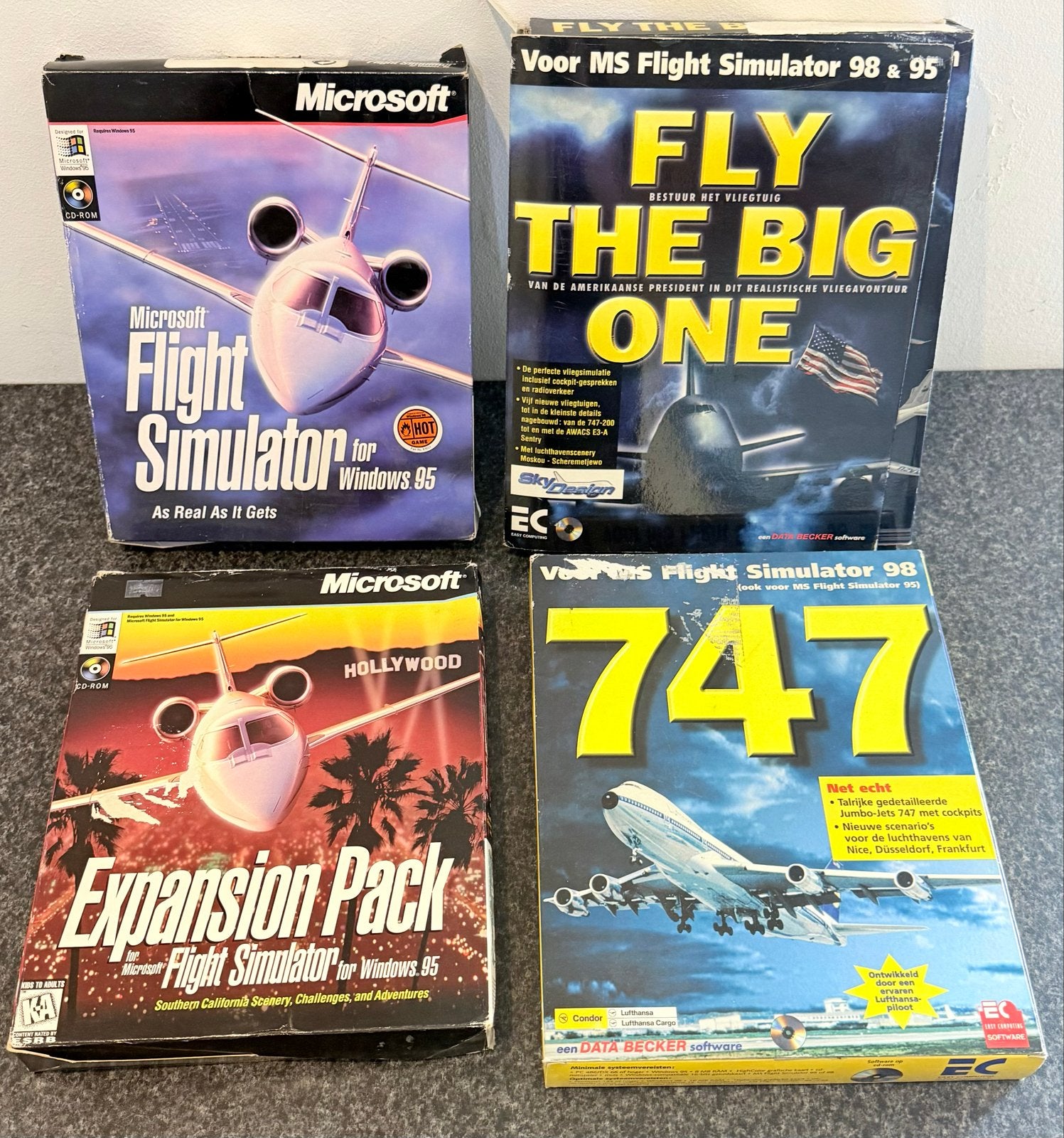 Microsoft Flight Simulator & Uitbreidingen (Windows 95/98), Gebruikt, ., Microsoft, 1 speler