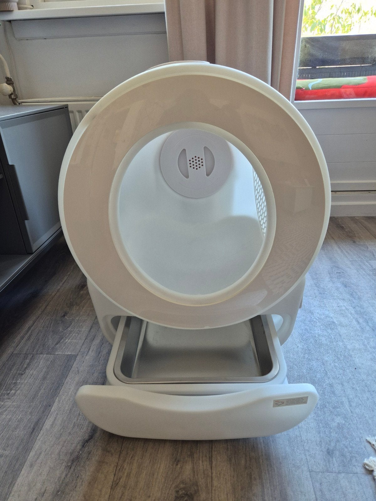 PETLUX V3 Automatische Kattenbak XXL wit, Ophalen, Zelfreinigend, Zo goed als nieuw, Open