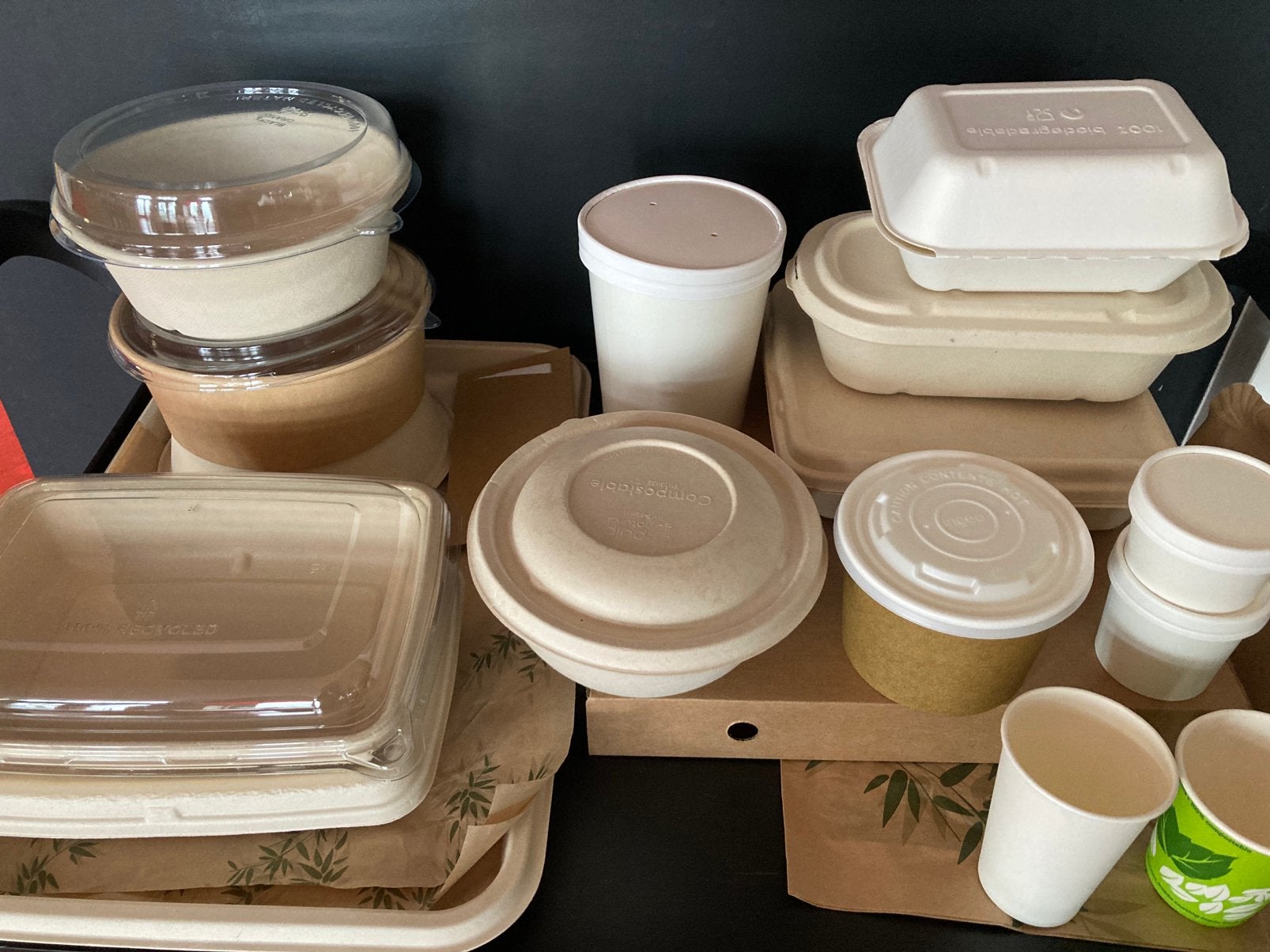 Disposables, wegwerp servies en andere voedselverpakkingen, Ophalen, Nieuw, Overige typen