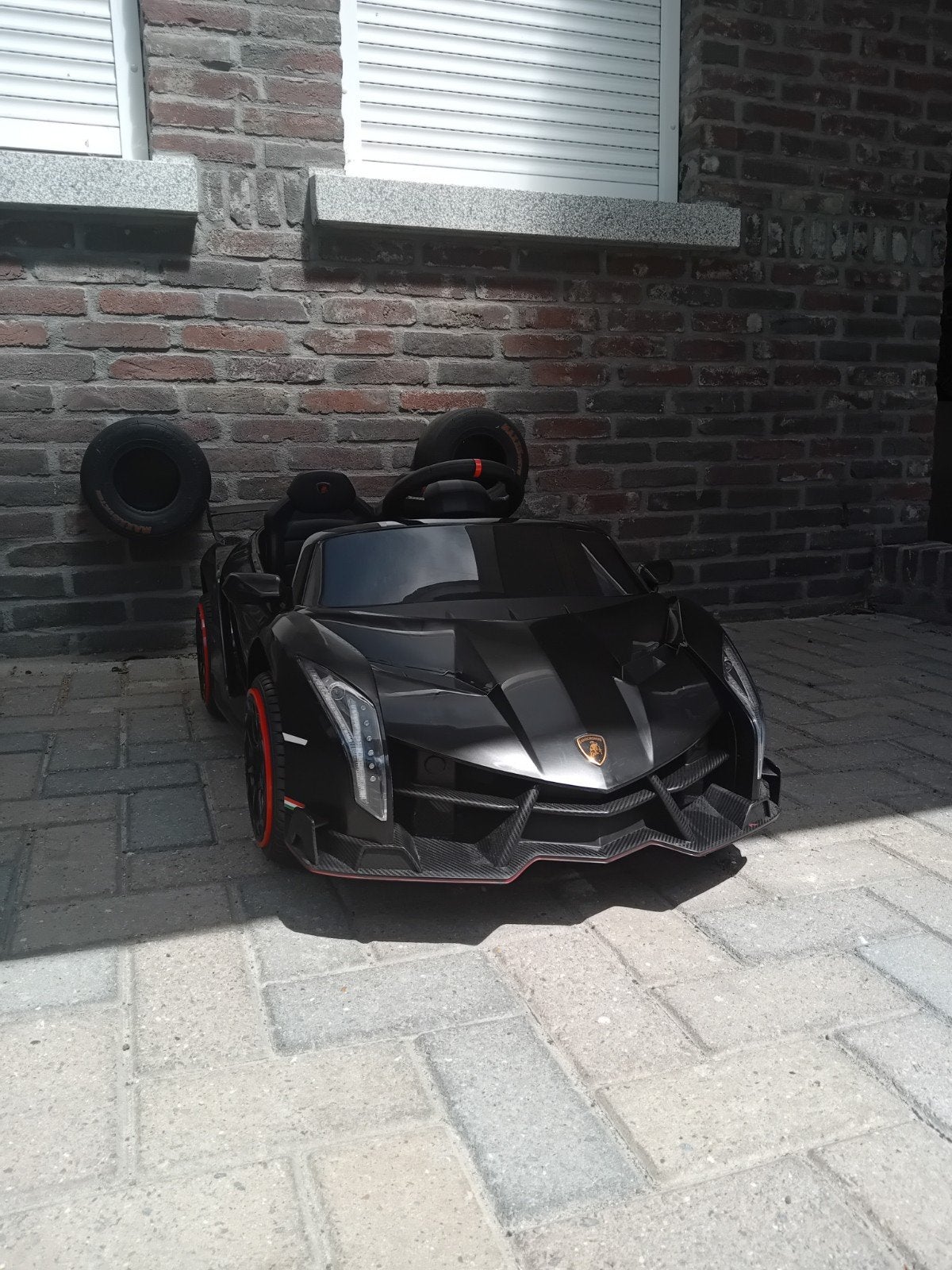 Lamborghini Veneno Kinderauto Elektrisch met Afstandsbedieni, Ophalen of Verzenden, Gebruikt, Afstandsbediening
