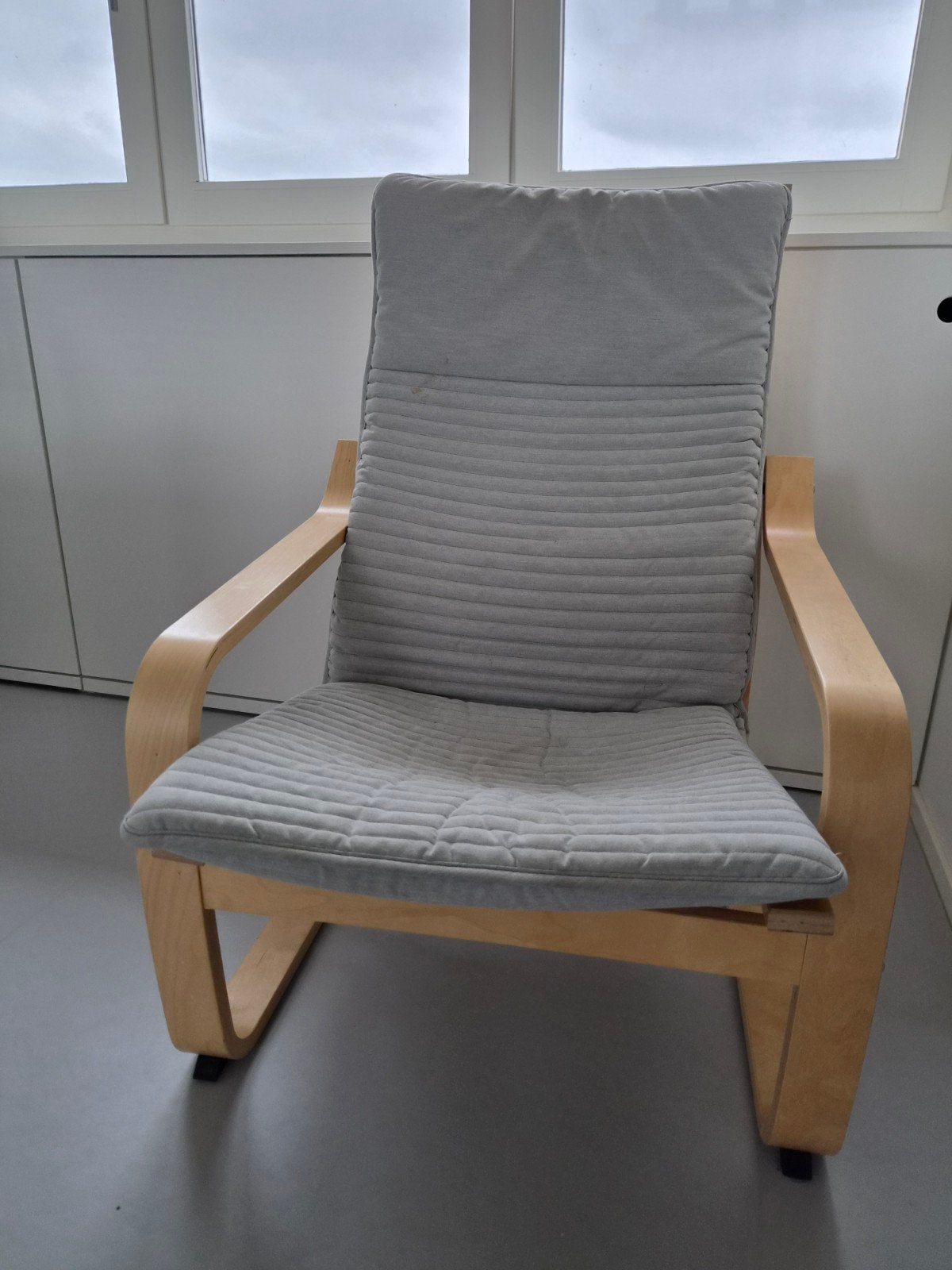 IKEA POÄNG fauteuil, Ophalen, Zo goed als nieuw, Hout, Eén