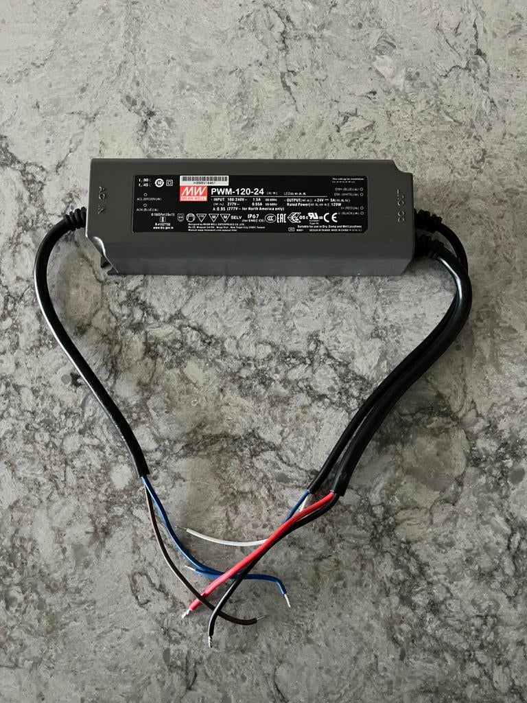 LED-switching power supply PWM-120 24V DC 5A, Ophalen of Verzenden, Nieuw, Overige typen