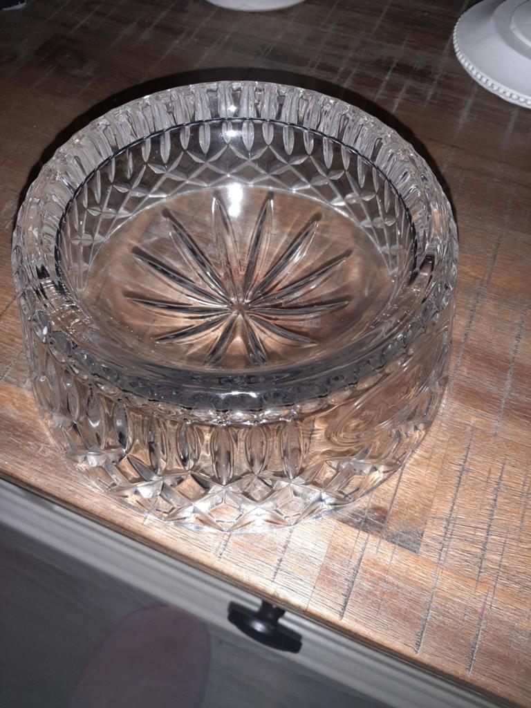 Kristallen drinkbak, Ophalen, Rechthoekig, Glas