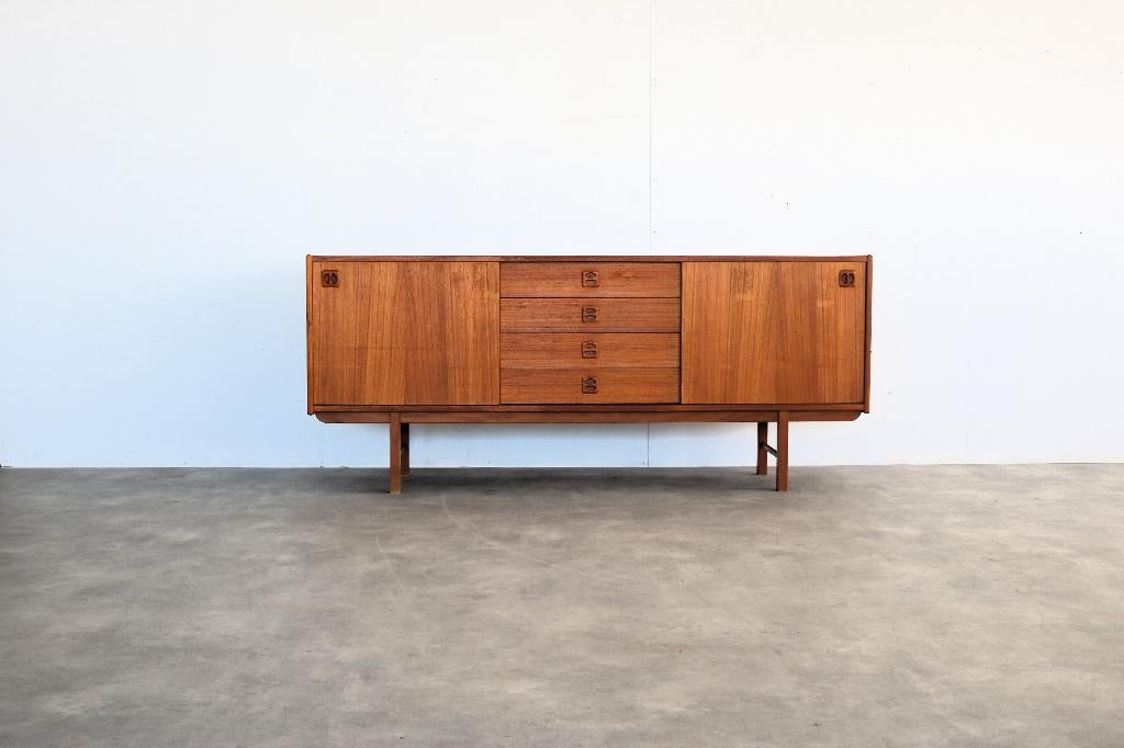 vintage sideboard | dressoir | jaren 60 | Zweeds, Gebruikt, Met deur(en), ., 150 tot 200 cm