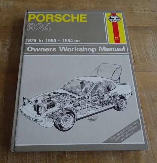 Porsche 924 - Haynes Werkplaatshandboek - 1976-1985, Verzenden, Gelezen, Porsche