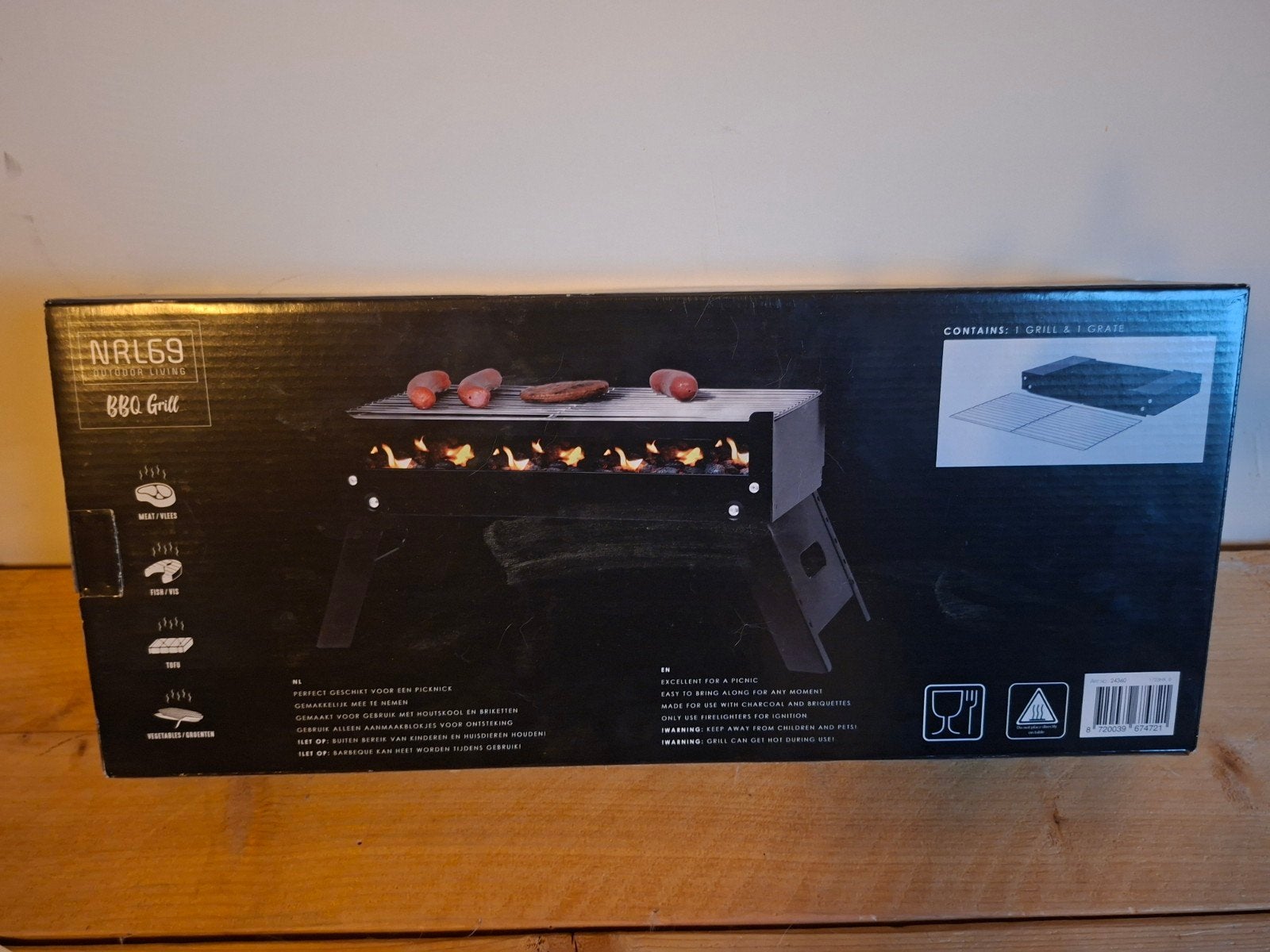Tafel bbq, Ophalen, Nieuw