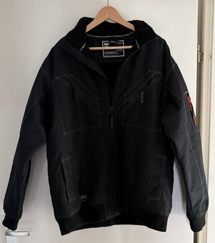 Helly Hansen werkjas model Bergholm maat XL, Kleding | Heren, Jassen | Winter, Helly Hansen, Zwart, Maat 56/58 (XL), Ophalen of Verzenden