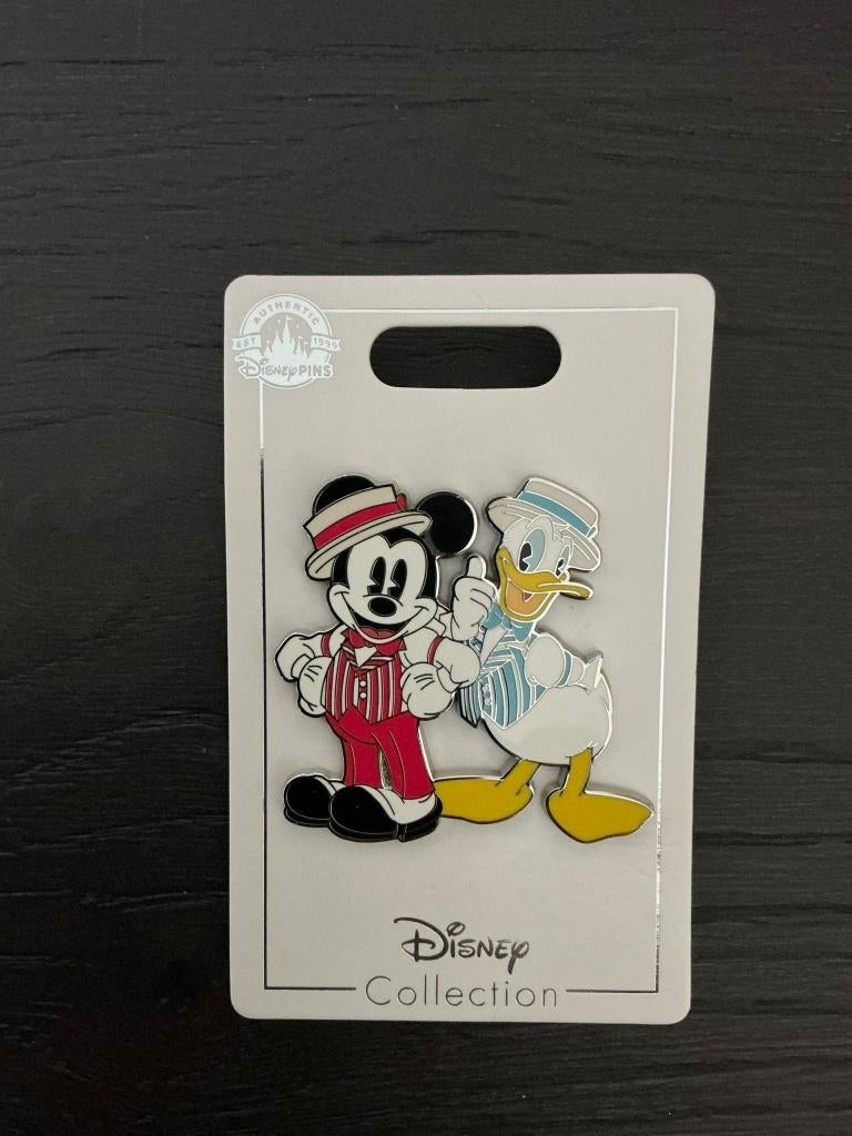 Disney Pin Olaf en Mickey Donald Mainstreet, Verzamelen, Ophalen of Verzenden, Mickey Mouse, Zo goed als nieuw, Beeldje of Figuurtje