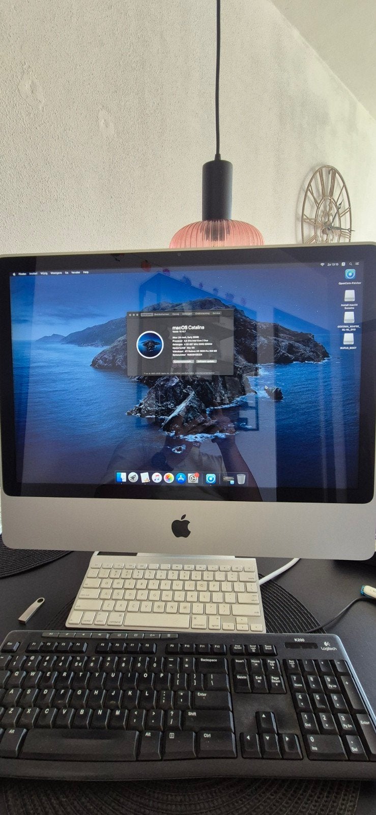 mac 24 inch 1tb ssd 4Gb 256gb Videokaart Werkt nog super, Computers en Software, Apple Desktops, Ophalen, 2 tot 3 Ghz, SSD, IMac