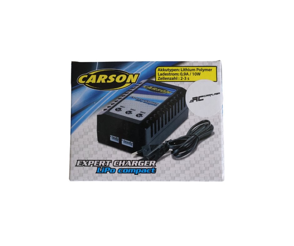 Carson 606094 Expert Charger LiPo Compact 900mAh, Verzenden, Nieuw, Overige schalen, Onderdeel