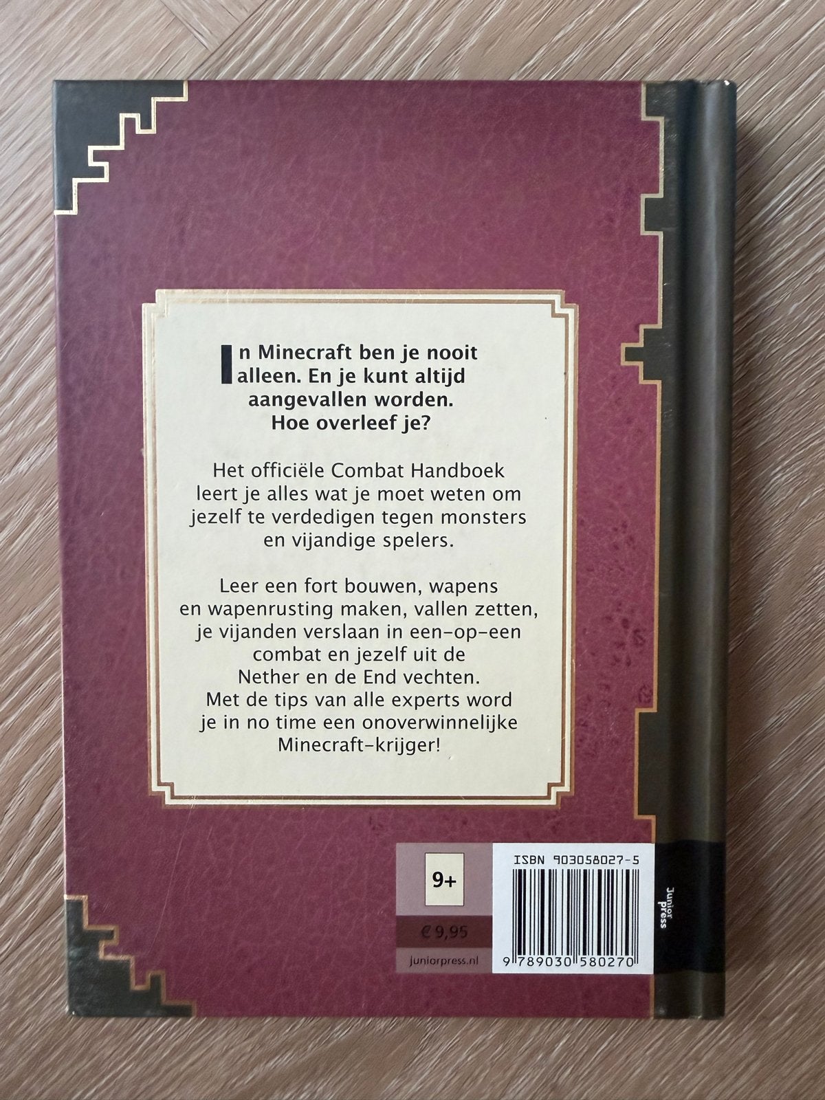 Minecraft Combat Handboek - Leer vechten en overleven, Boeken, Ophalen of Verzenden, Zo goed als nieuw, Non-fictie