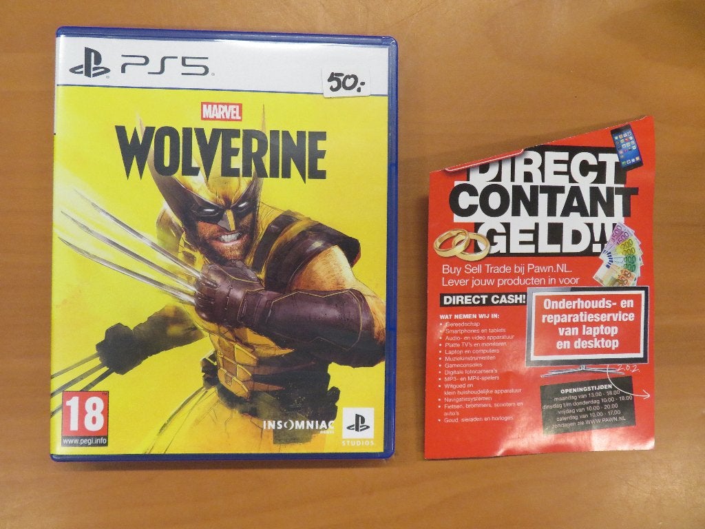 Playstation 5 (PS5) Marvel's Wolverine | Pawn Eindhoven, Vanaf 18 jaar, 1 speler, Zo goed als nieuw, Ophalen
