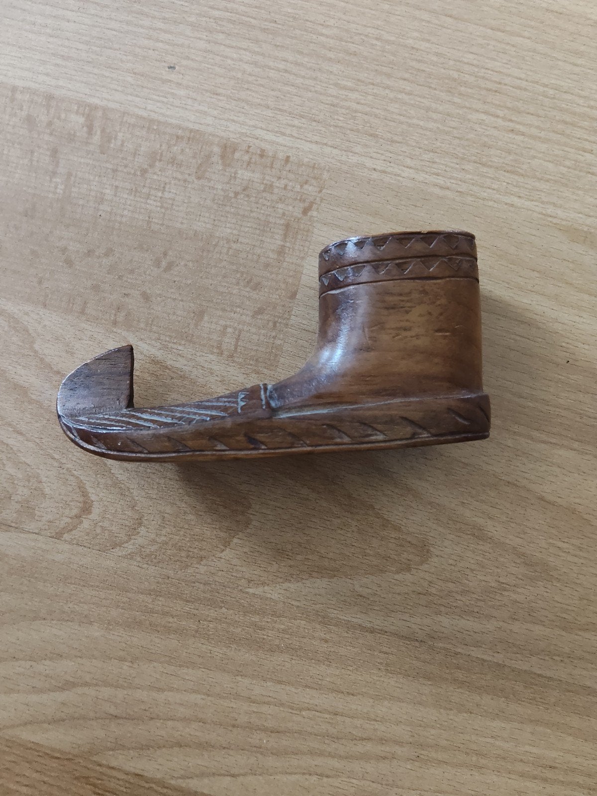 Decoratieve houten klomp - Uniek handgesneden item, Ophalen of Verzenden